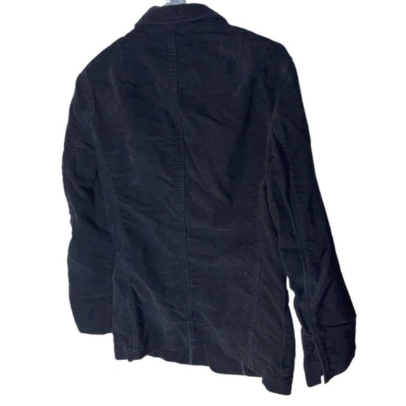 Vintage Fossil Womens 3 Button Blazer Size Small Black 100% Cotton READ - Picture 2 of 6